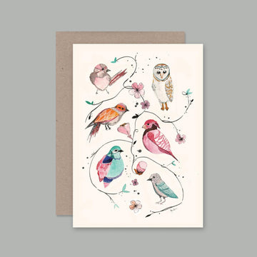 Birds of the Wild | Greeting card
