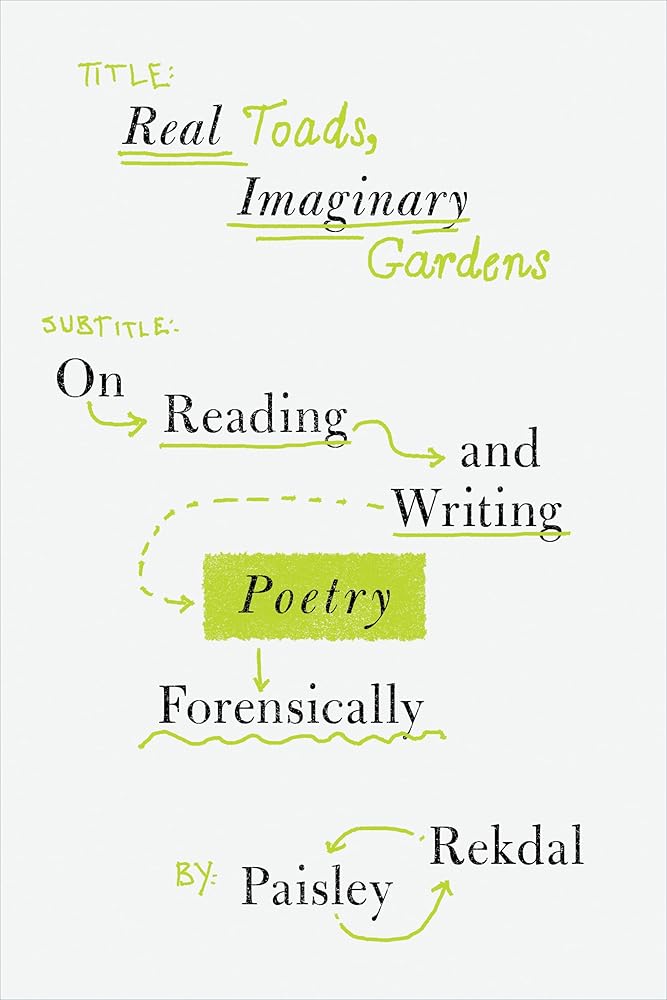 Real Toads, Imaginary Gardens: On Reading and Writing Poetry Forensically cover image