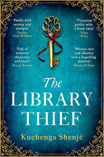 The Library Thief: The Binding meets The Vanishing Half in this gripping, original mystery cover image
