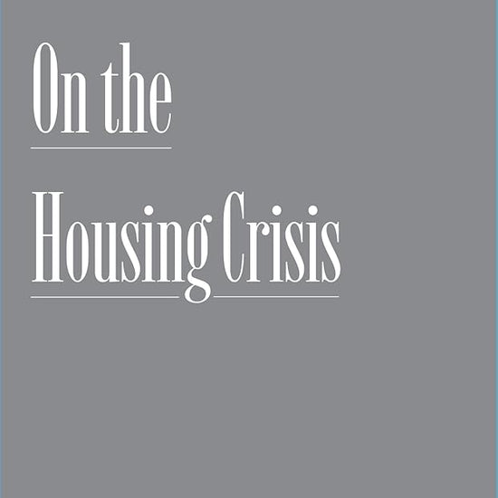 On the Housing Crisis: Land, Development, Democracy (Atlantic Editions) cover image