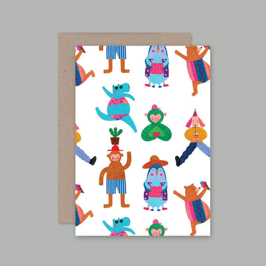 Party Animals | Greeting card