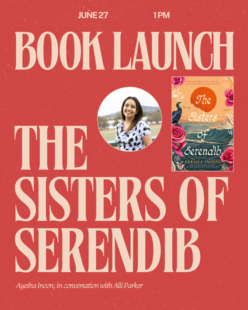 Book Launch: The Sisters of Serendib