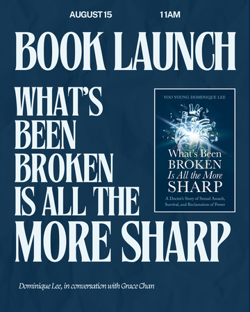 Book Launch: What's Been Broken is All the More Sharp
