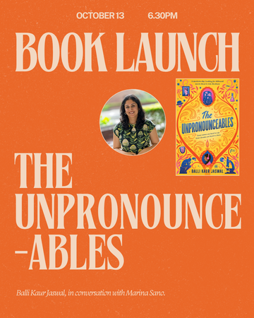 Book Launch: The Unpronounceables