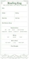 Intentional Reading Log