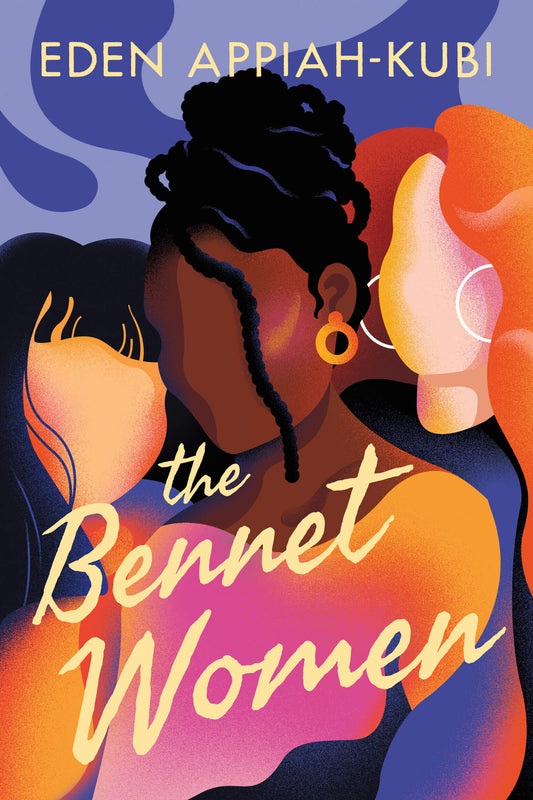 Book cover for 'The Bennet Women' featuring an illustration of three faceless female characters.